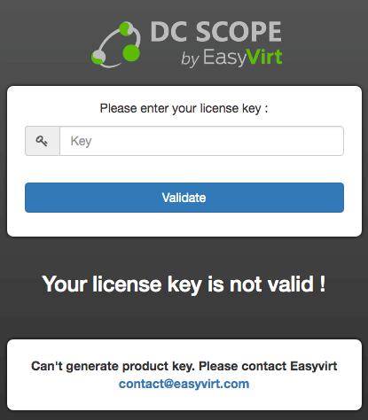 License
key