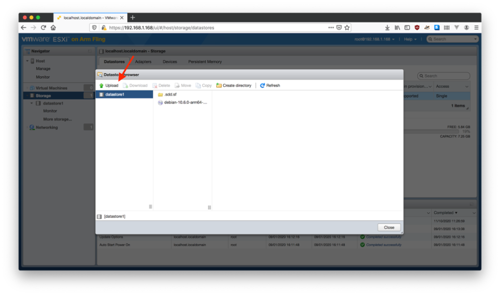 Figure 13 : Attendre que l'image soit correctement uploadée