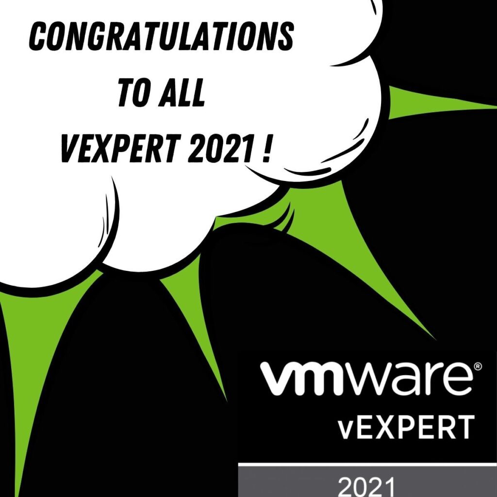 VMware vExpert 2021