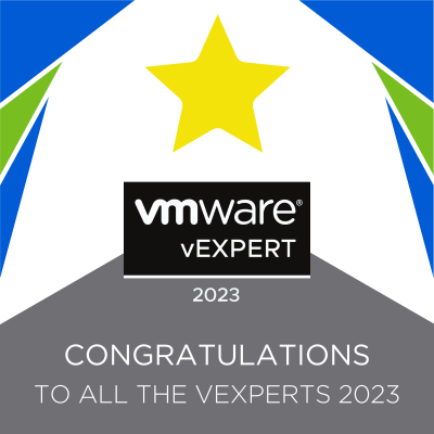 Congratulations to all the vExperts 2023